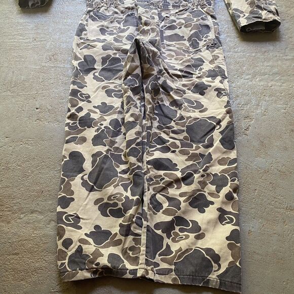 Walls Blizzard Pruf Duck Camo Coveralls Mens Large Hunting Warm - Picture 10 of 14